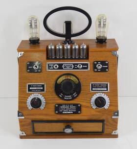 541.837 Spirit Of St. Louis Wireless Valve Radio Am/fm Cassette Tape Player Tested