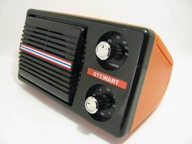 G-601 Stewart Vintage Am Bicycle Radio Mod 70s Orange British Design Complete G-601 Stewart Vintage Am Bicycle Radio Mod 70s Orange British Design Complete