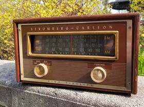 Sr403b Stromberg-carlson Rare Vintage Tube Radio Wood Am/fm