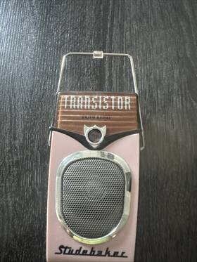 Sb7803 Studebaker Vintage Am/fm Portable Radio
