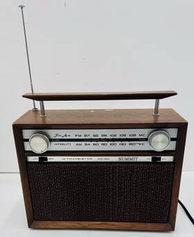 Kf-140 Summit Vintage 14 Transistor Ac-dc Fm/am Radio