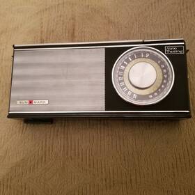 Sm-8at Sun Mark Vintage Auto-tuning 8 Transistor Am Radio Working Made In Japan