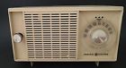 T-126 General Electric Vintage Solid State Radio Beige Works Great Free