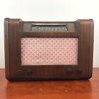 T-43 Pilot Rare Vintage Wooden Tube Radio Antique As Is For