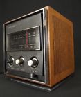T2280a General Electric Retro Ge Rare Radio Walnut Cube Vintage