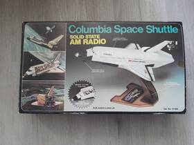 12-956 Tandy/radio Shack Vintage Columbia Space Shuttle Solid State Am Working