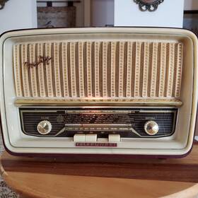 R266 Telefunken Vintage 1960 Radio Model Inch Medy Nice Om/mf Am/fm Plays
