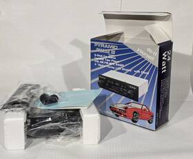 Tenna 340dgl Nos Vintage Pyramid Phase Iii Am/fm Stereo With Cassette Player And Clock