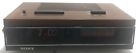 Tfm-c580w Sony Vintage Flip Clock Radio Digital Woodgrain