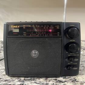 Tx248b Timex Vintage Clock Radio Four Band Am/fm Weather Tested-works