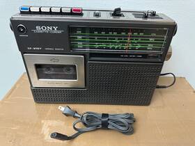 Cf-210y Toshiba Sony Cassette-corder 4bands Radio Model No Works