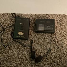 Kt-a810 Toshiba Kt-a920 Portable Am/fm Stereo Cassette Player Vintage Working More