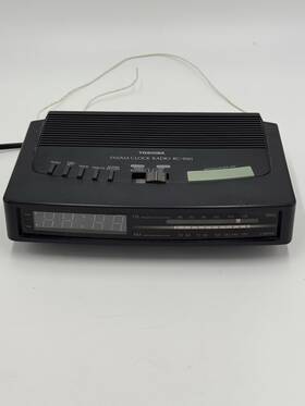 Rc-1061 Toshiba Vintage Red Digital Clock Radio Model Parts Not Working