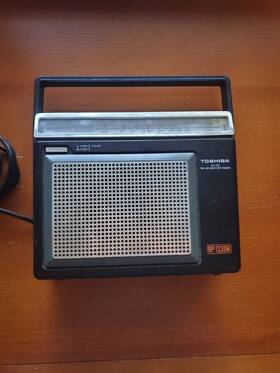 Rp-1330w Toshiba Vintage Rp- 1330w Am - Fm Weather Original Radio 60s/70s Works Tested