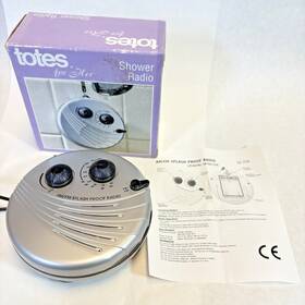 Ai-234 Totes Shower Radio Am Fm Battery Powered Vintage Vtg