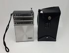 Tp2ee Motorola Vtg Transistor Radio Case Japan Tested Works