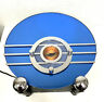 Tpc-109 Thomas Museum Radio Model With Blue Mirrored Glass And Chrome Tpc-109 Thomas Museum Radio Model With Blue Mirrored Glass And Chrome