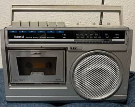 4838-2 Trans-a Am/fm Cassette Tape Deck Radio Model No 4838