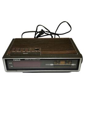 Rck100 Trans-a Vintage Clock Am Fm Radio Model