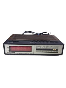Tcr200 Transcend Am/fm Electronic Clock Radio Model Tested