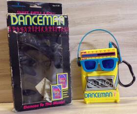 Trendmasters 096882100259 Vintage 1990 Danceman Danceing Radio With Box Tested Works Toy