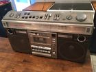 Trk-819 Ohc Hitachi Vintage Boombox Cassette Ghetto Blaster Stereo Nice