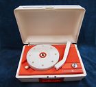 V211p General Electric Vintage Portable Phonograph Record Player Works