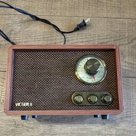 190703078 Victrola Bluetooth Am/fm Radio With Tone Control Vintage Style Model 190703078 Victrola Bluetooth Am/fm Radio With Tone Control Vintage Style Model