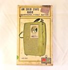 W-600 Kmart Vintage Model Am Solid State Pocket Radio Headphone Hong W-600 Kmart Vintage Model Am Solid State Pocket Radio Headphone Hong