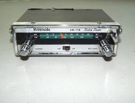 Afp-66-m Wards Riverside Untested-for Parts/repair Vtg Rare Am/fm Car Radio