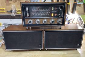 H364 Westinghouse Vtg. Tabletop Model Stereo Mid Century Modern 29 Transistor