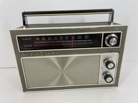 Westinghouse H953xp8a Vintage Power-mate Am Transistor Radio Portable Japan