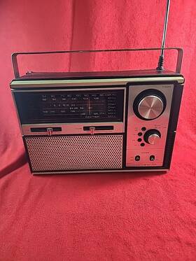 415c Westminster Vtg Am/ Fm/cb Weather Electric Radio Receiver Leather Cover Working