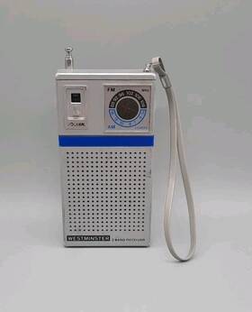 Fm-99 Westminster As Is Model Silver 2-band Receiver Am Fm Portable Radio Read
