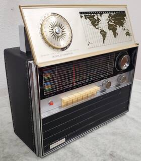 24f18 Wynford Hall World Time Radio 1969 Solid State Multi-band Model 24f18 Wynford Hall World Time Radio 1969 Solid State Multi-band Model