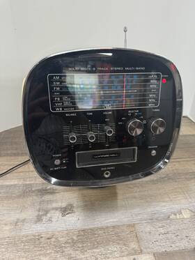 Tcm-5500 Wynford Hall Model Retro Solid State Multi-band Radio 8 Track Read