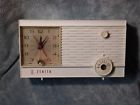 X164w Zenith Rare Am Tube Clock Radio Model Nice