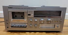 847297 Yorx Am-fm Mpx Receiver Stereo Cassette Recorder 8 Track Player.tested