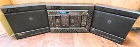 Mx4500 Yorx Vintage Ccas Dual Cassette Am/fm Wall Mount Stereo Boombox Japan