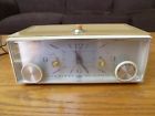 Yrc166 Admiral Vintage Tan Solid State Alarm Clock Am Radio