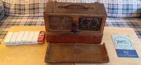 6g00 Zenith Vtg Wave Magnet Long Distance Radio Model - Extra Tubes