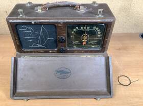 6g601l Zenith Rare 1941 Model Transoceanic Radio Sailboat Clipper Free Ship