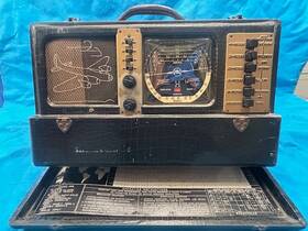 7g60 Zenith Vintage World War 2 Old Antique Army Bomber Transoceanic Radio Model