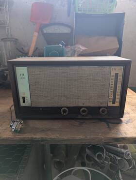 B922z Zenith Vintage Solid State Fm Am Long Distance Radio Wood Case