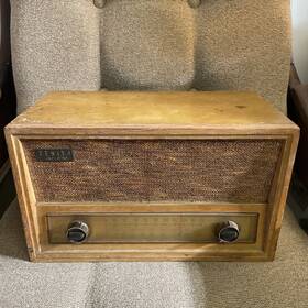 C730e Zenith Rare Vintage Am Fm Model Tabletop Tube Radio