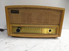 G730e Zenith Vintage Tube Radio Tabletop Am/fm Wood Cabinet Parts/repair