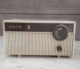 J506g Zenith Vintage 50s Am Radio Chassis 5f05 Retro Audio Tested Works