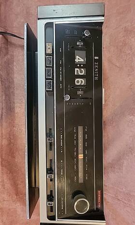 Jj-6673 Zenith Touch N Snooze Am Fm Radio Alarm Clock Stereo . G