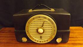 K526y Zenith Ch. 5ko4 5k04 Am Radio Non-working For Parts Nice Display