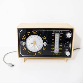 Ll28856 Zenith Vintage E462p Alarm Clock Radio Am/fm Solid State 1960s